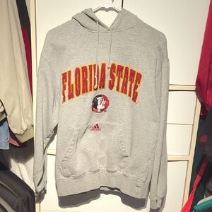 Adidas Gray Sweater with Classic Collegiate Style